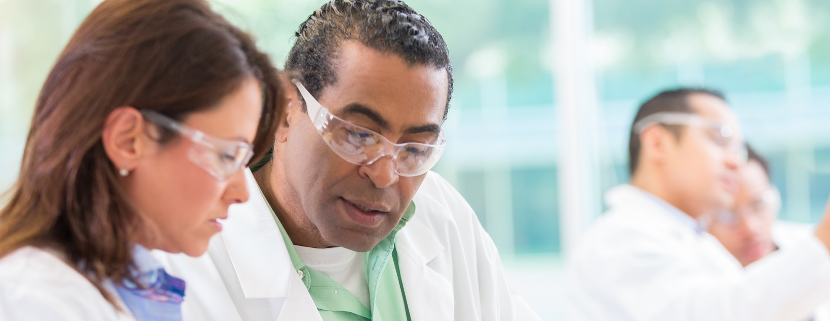 Nurse and doctor discussing together